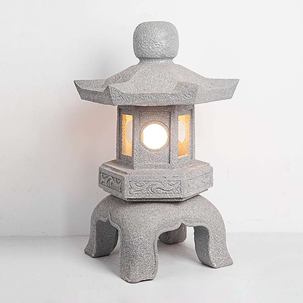 Exterior Garden Waterproof Landscape Lighting Decorative Imitation Stone Tower Light, Outdoor Wall Light, detail 5