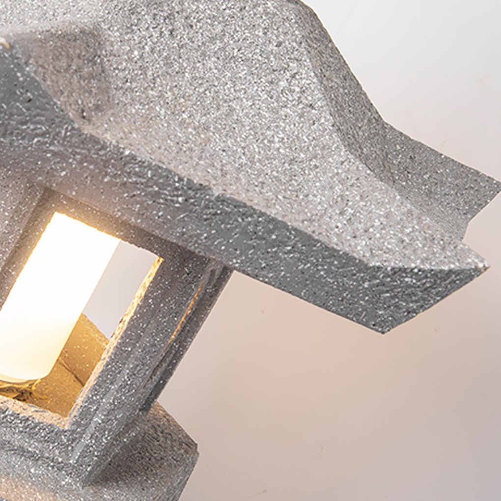 Exterior Garden Waterproof Landscape Lighting Decorative Imitation Stone Tower Light, Outdoor Wall Light, detail 7
