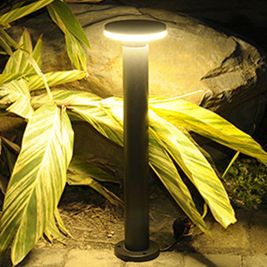 Exterior Clean-Lined Circular Square Waterproof LED Landscape Lighting Lawn Lamps, Outdoor Wall Light, detail 5
