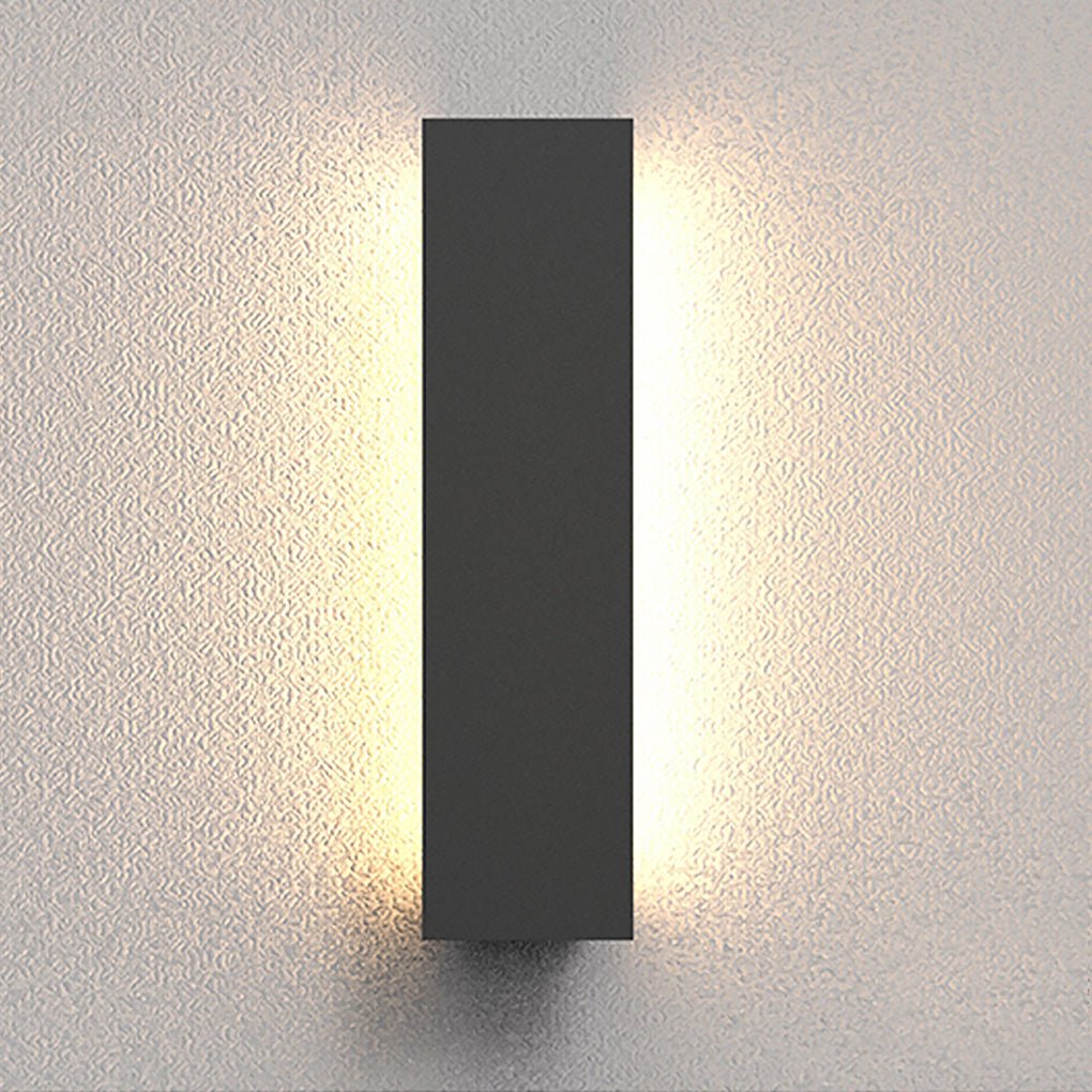 Exterior Contemporary Waterproof Long Strip Bright LED Wall Light for Villa Courtyard, Outdoor Wall Light, detail 6