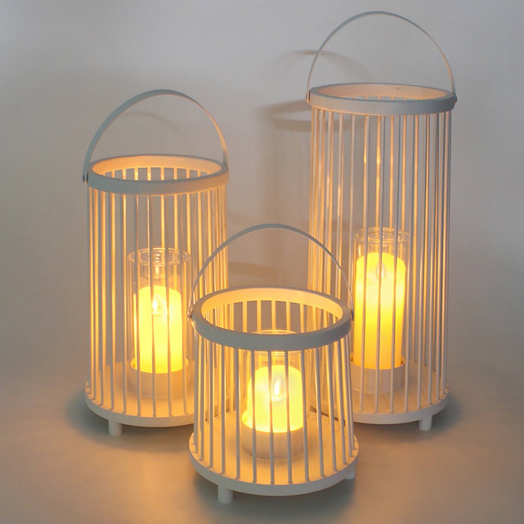 Exterior Waterproof Garden Light Rechargeable Portable Cage Landscape Lighting with US Plug, Outdoor Wall Light, detail 7
