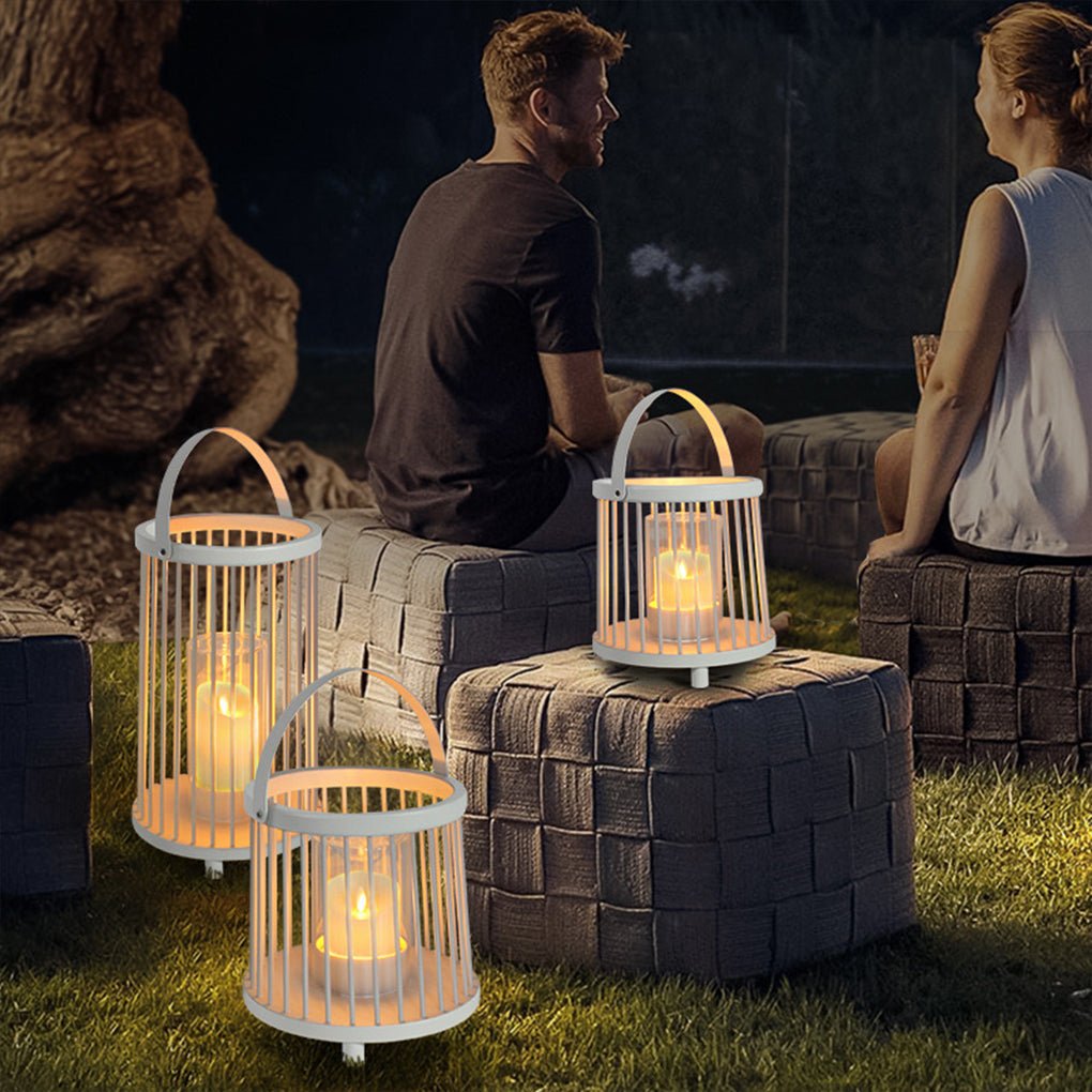 Exterior Waterproof Garden Light Rechargeable Portable Cage Landscape Lighting with US Plug, Outdoor Wall Light, detail 3