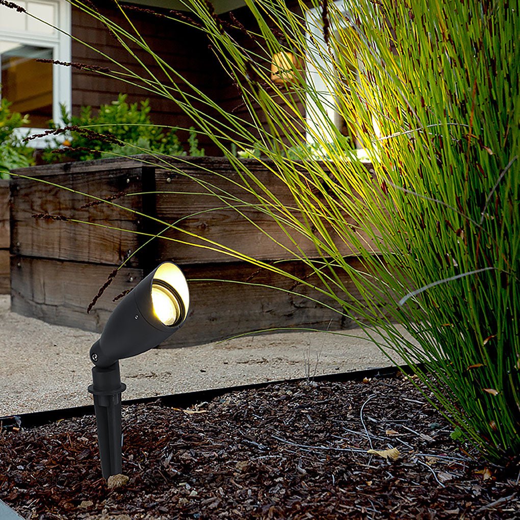 Exterior Waterproof LED Landscape Decorative Lighting Spotlight for Courtyard Tree, Outdoor Wall Light, Dia 3in x H 14in