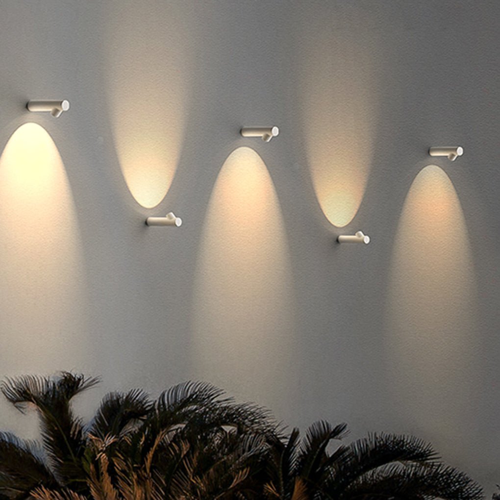 Circular Tube Shaped LED Contemporary Exterior Wall Fixtures Wall Light Wall Light, Outdoor Wall Light, detail 4