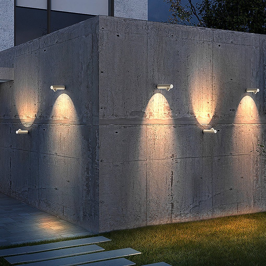 Circular Tube Shaped LED Contemporary Exterior Wall Fixtures Wall Light Wall Light, Outdoor Wall Light, detail 3