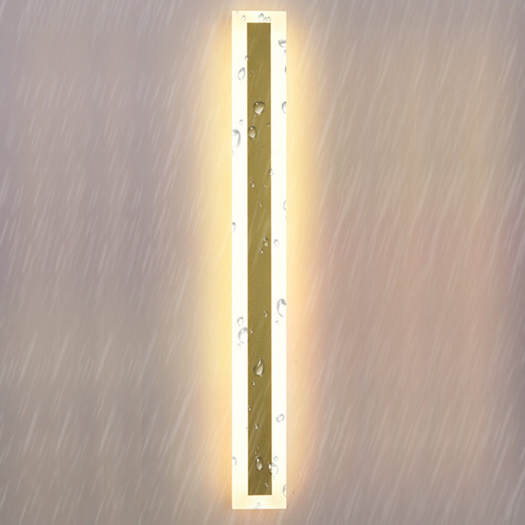 Exterior Waterproof Rust-proof Clean-Lined Strip LED Wall Fixtures Garden Light, Outdoor Wall Light, detail 9
