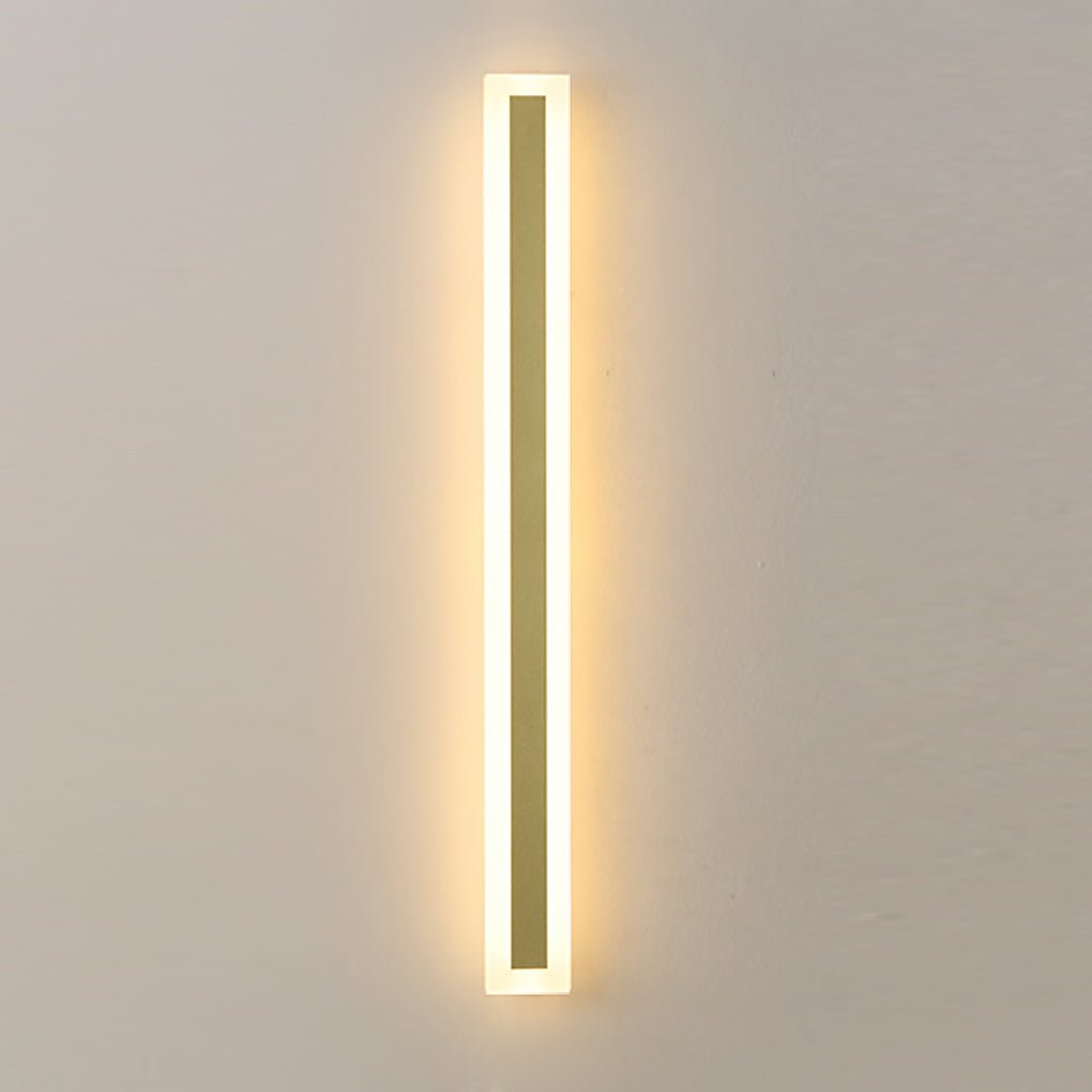 Exterior Waterproof Rust-proof Clean-Lined Strip LED Wall Fixtures Garden Light, Outdoor Wall Light, detail 10