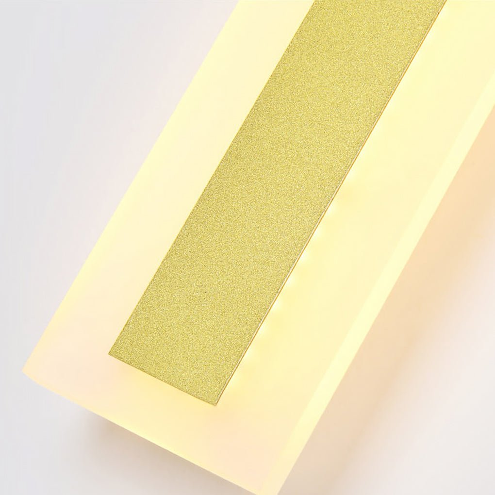 Exterior Waterproof Rust-proof Clean-Lined Strip LED Wall Fixtures Garden Light, Outdoor Wall Light, detail 13