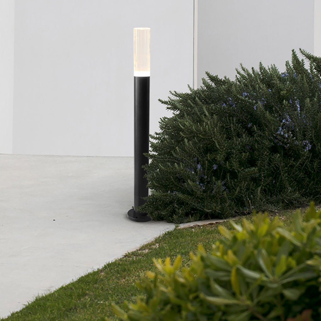 Transparent Acrylic Shade Aluminum Waterproof Contemporary Pathway Lights, Outdoor Wall Light, detail 6
