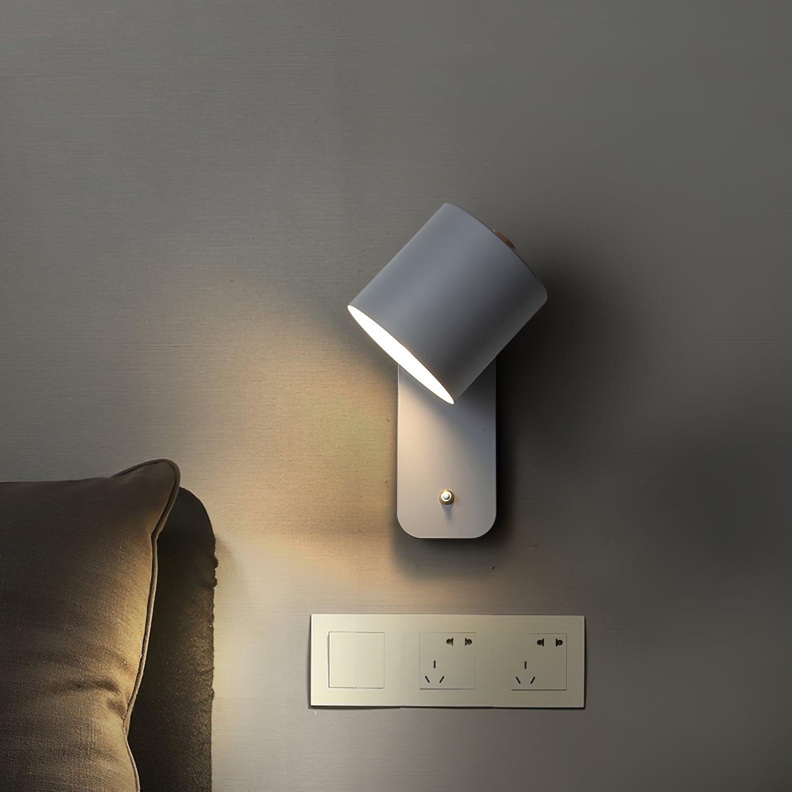 Pivot Cylinder Wall Light, Bedroom Wall Sconce, detail 13