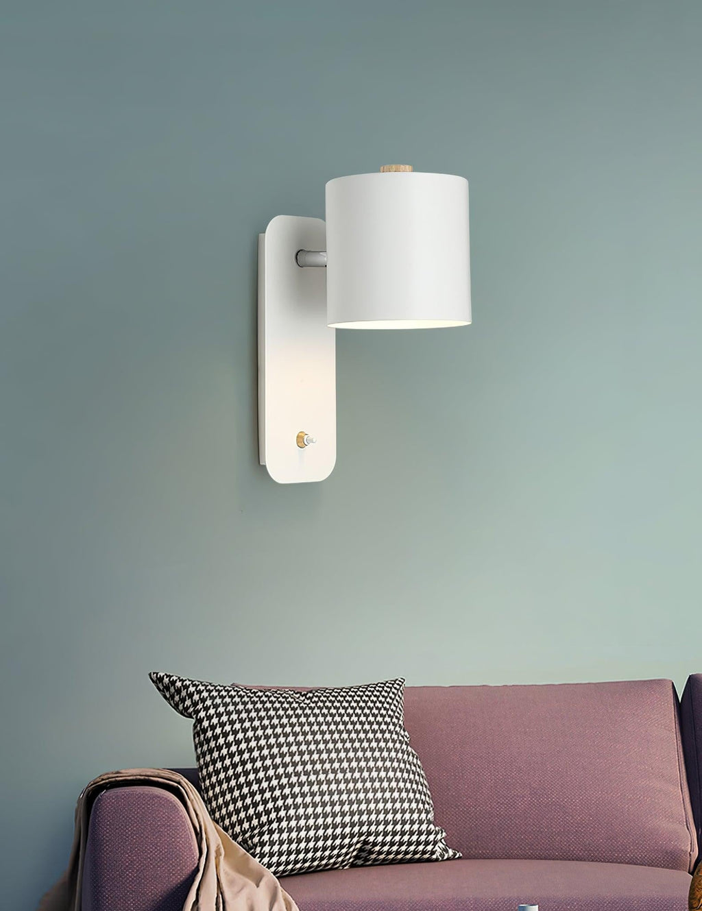 Pivot Cylinder Wall Light, Bedroom Wall Sconce, detail 17