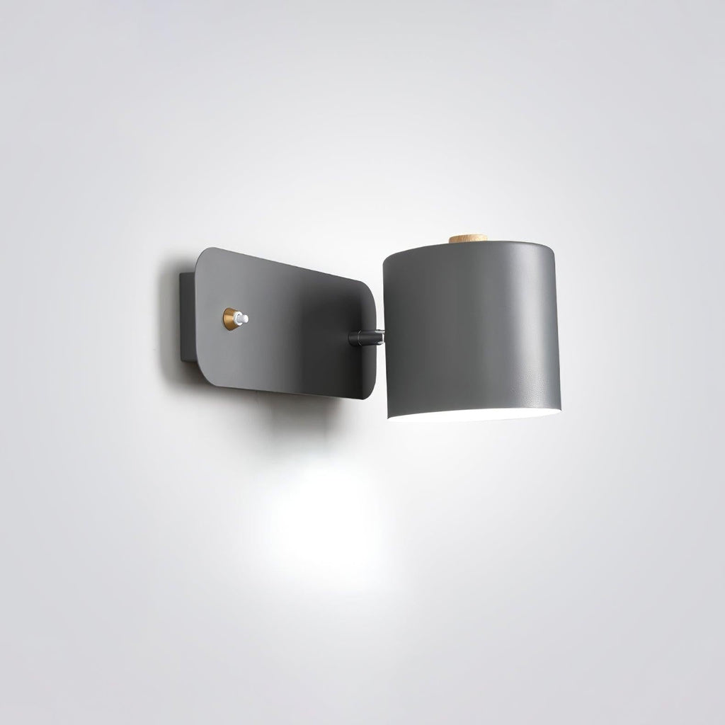 Pivot Cylinder Wall Light, Bedroom Wall Sconce, detail 26