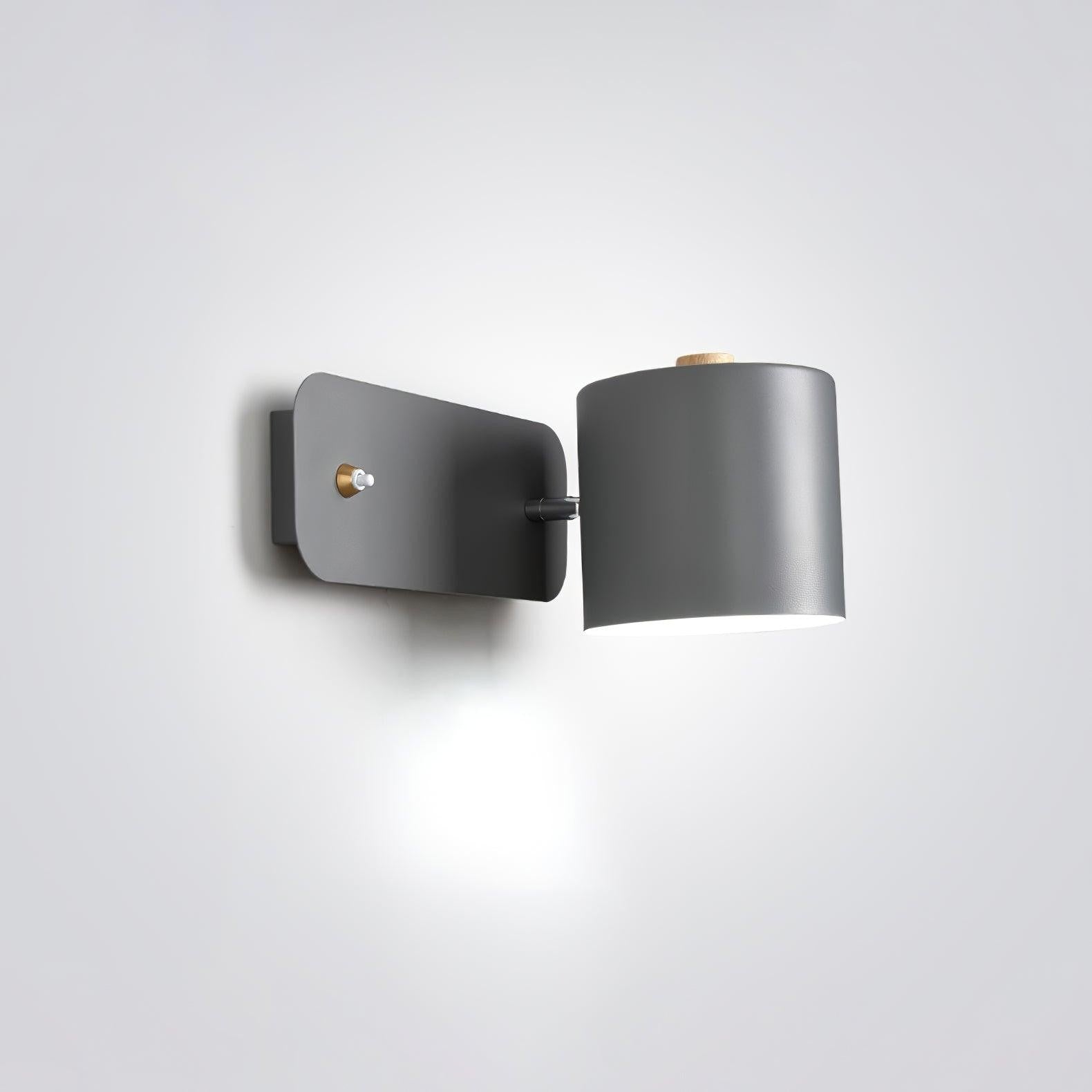Pivot Cylinder Wall Light, Bedroom Wall Sconce, detail 26