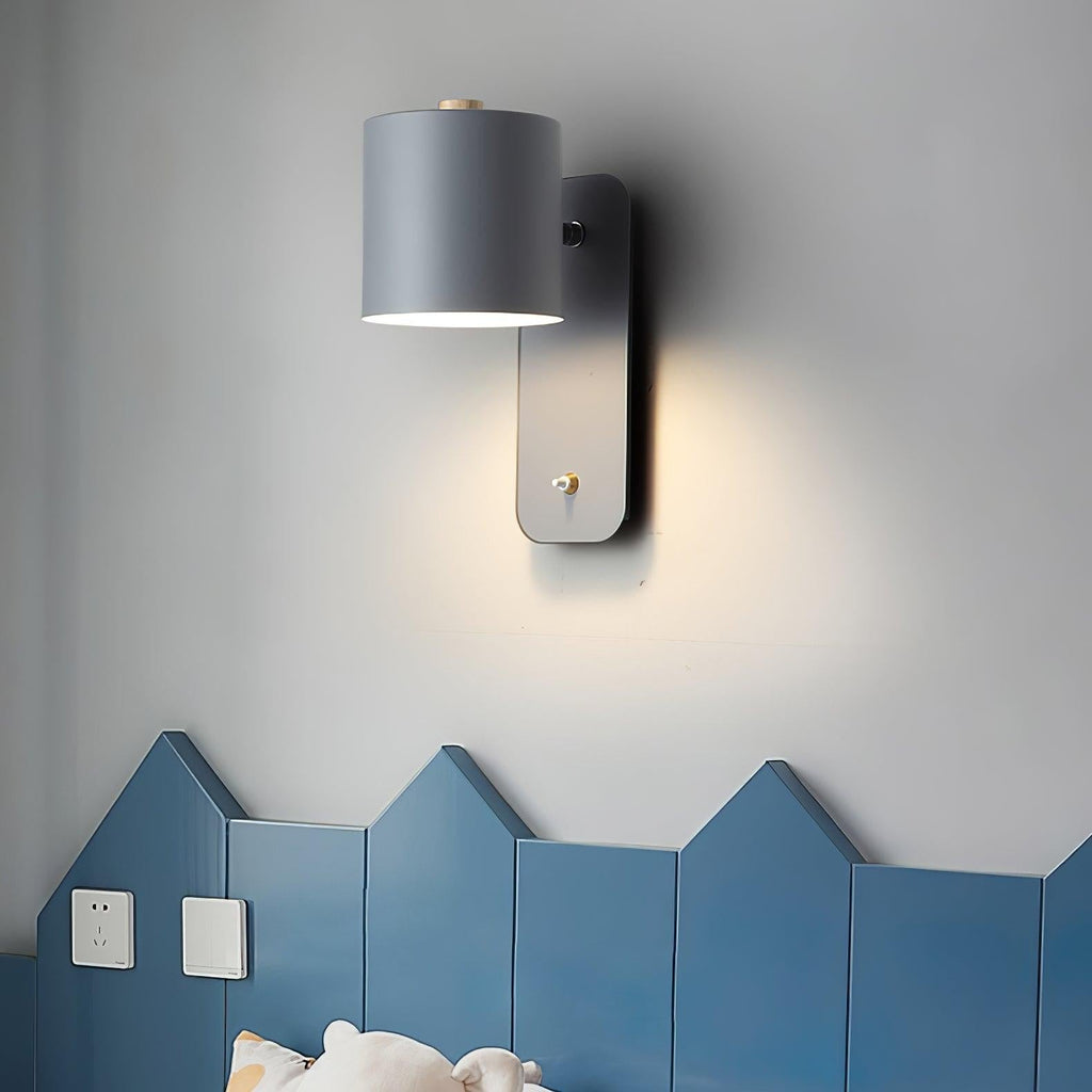 Pivot Cylinder Wall Light, Bedroom Wall Sconce, detail 28