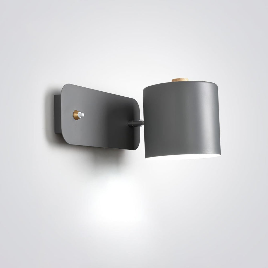 Pivot Cylinder Wall Light, Bedroom Wall Sconce, detail 31
