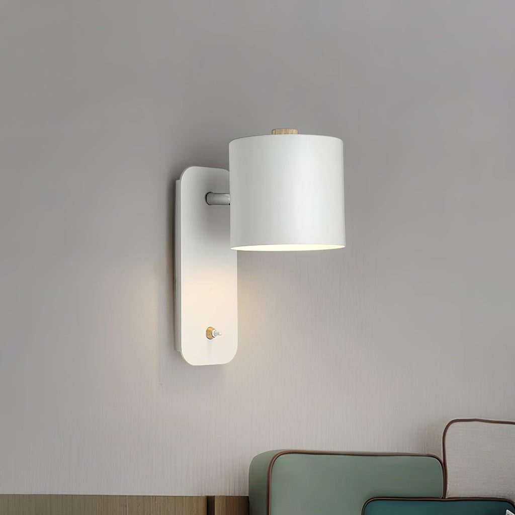 Pivot Cylinder Wall Light, Bedroom Wall Sconce, detail 33