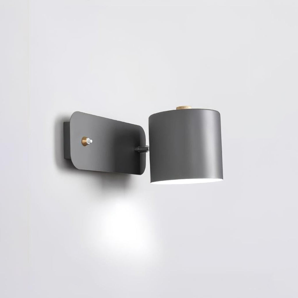 Pivot Cylinder Wall Light, Bedroom Wall Sconce, detail 36
