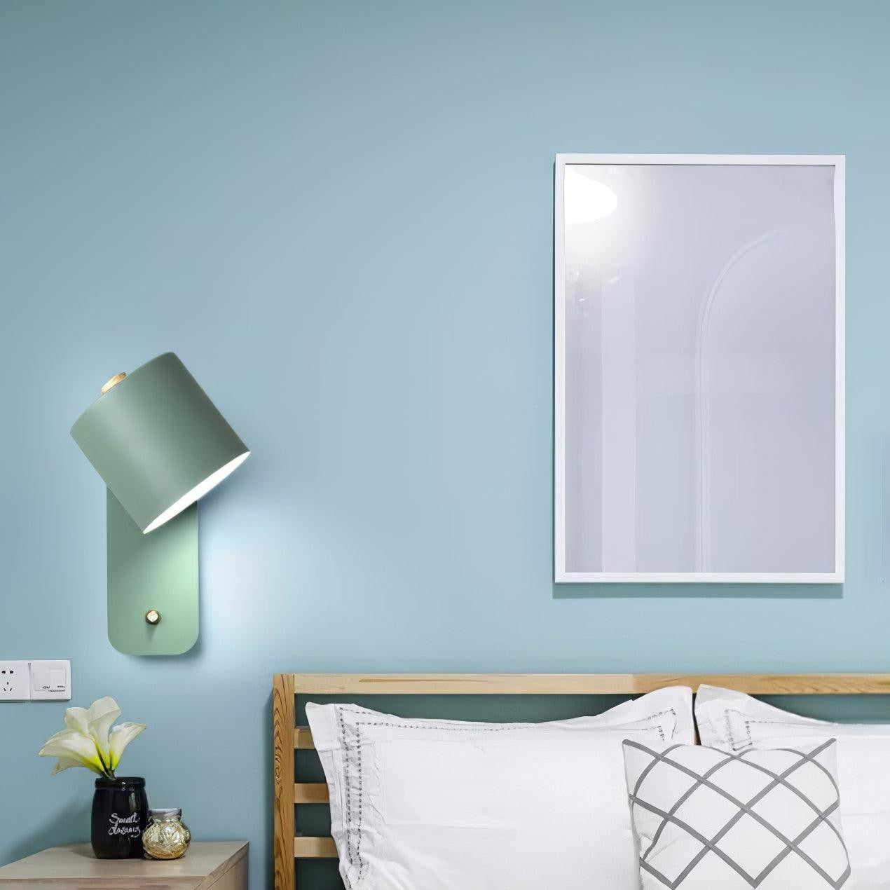 Pivot Cylinder Wall Light, Bedroom Wall Sconce, detail 38