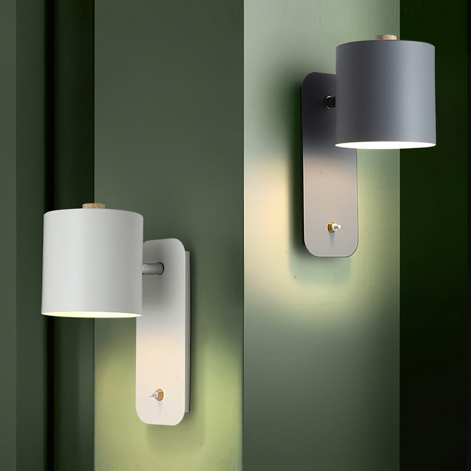 Pivot Cylinder Wall Light, Bedroom Wall Sconce, detail 41