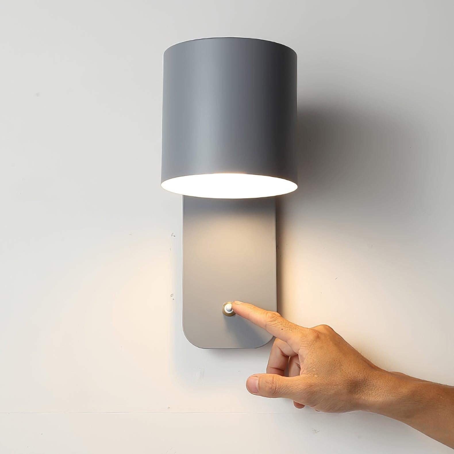 Pivot Cylinder Wall Light, Bedroom Wall Sconce, detail 44