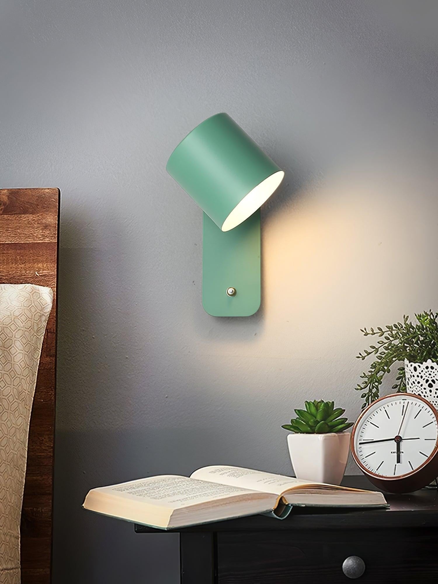 Pivot Cylinder Wall Light, Bedroom Wall Sconce, detail 48