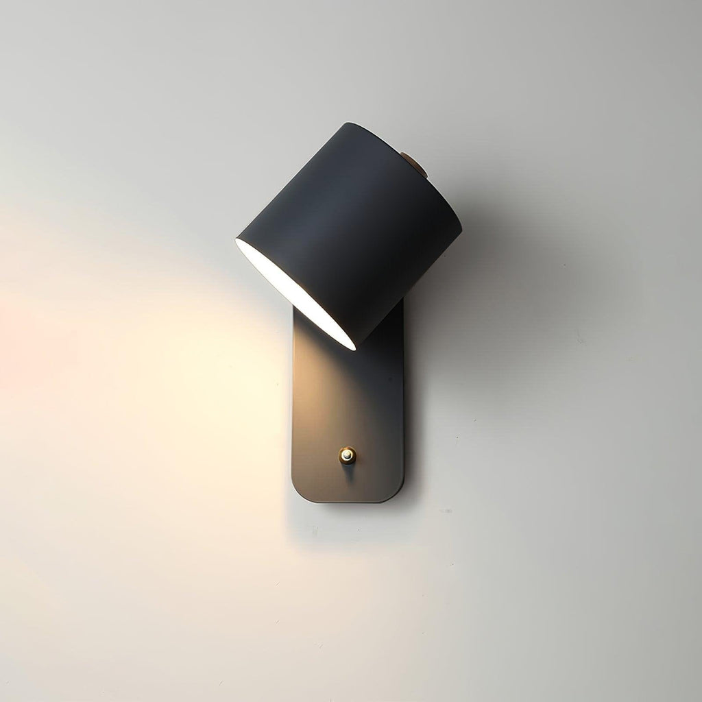 Pivot Cylinder Wall Light, Bedroom Wall Sconce, detail 4
