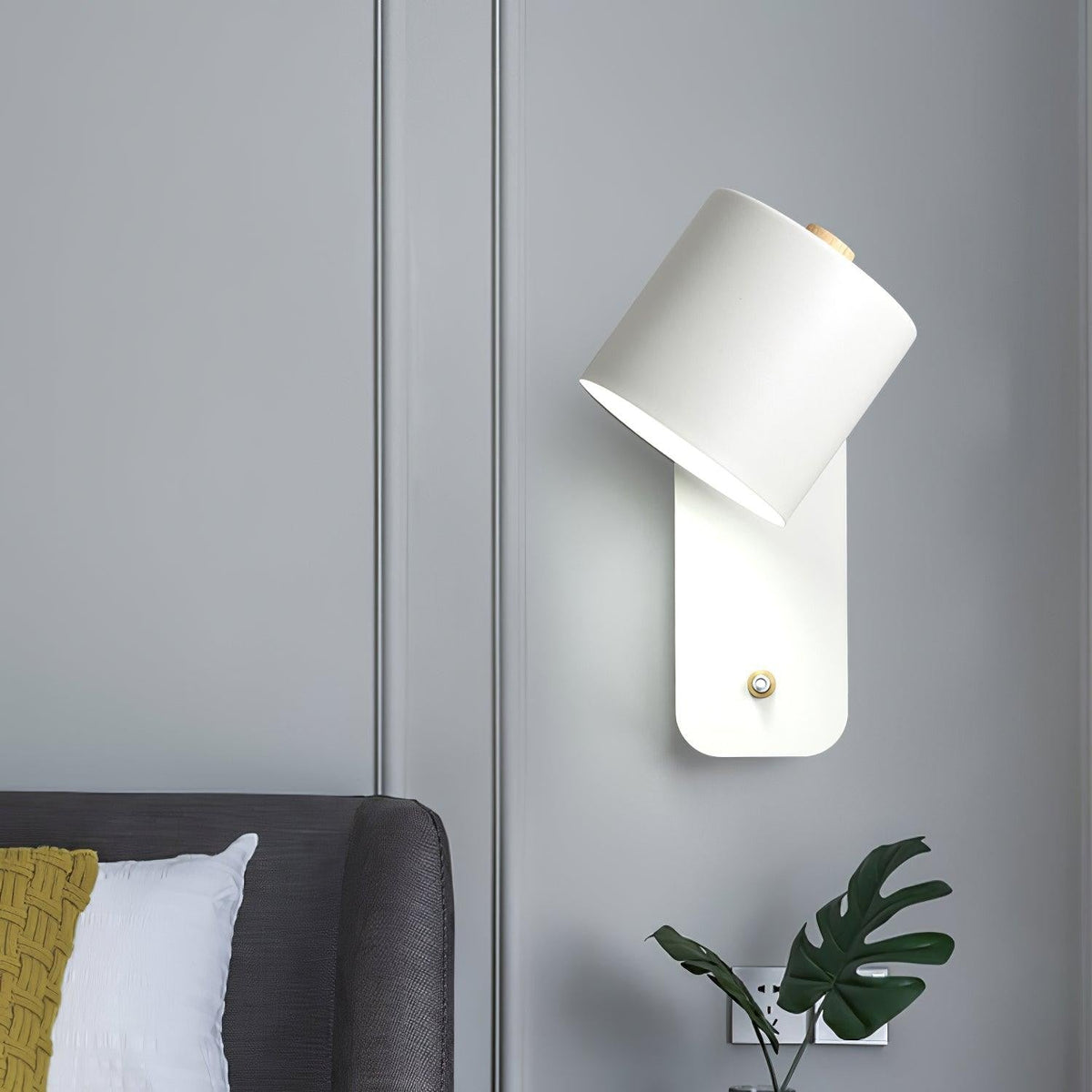 Pivot Cylinder Wall Light, Bedroom Wall Sconce, detail 50
