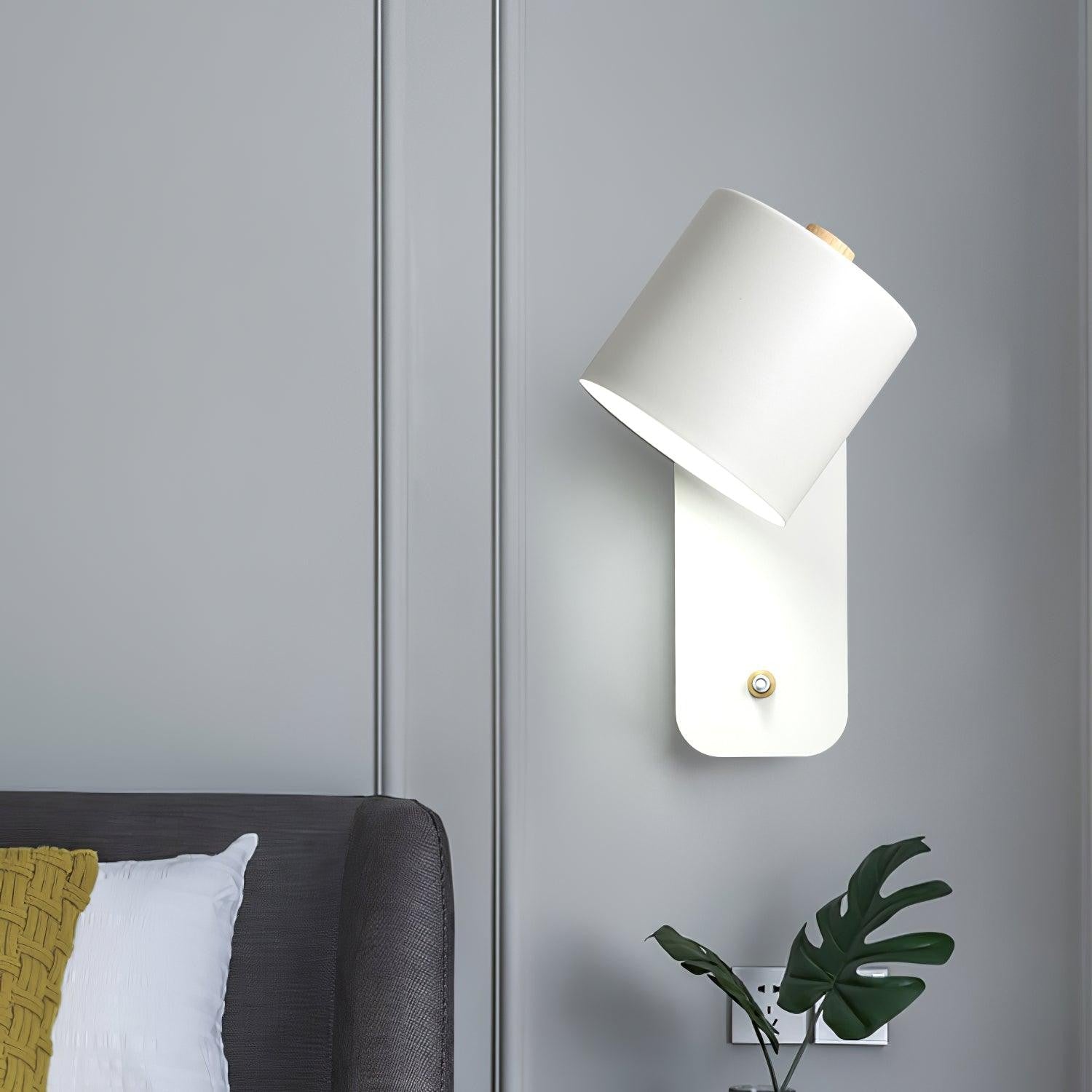 Pivot Cylinder Wall Light, Bedroom Wall Sconce, detail 50