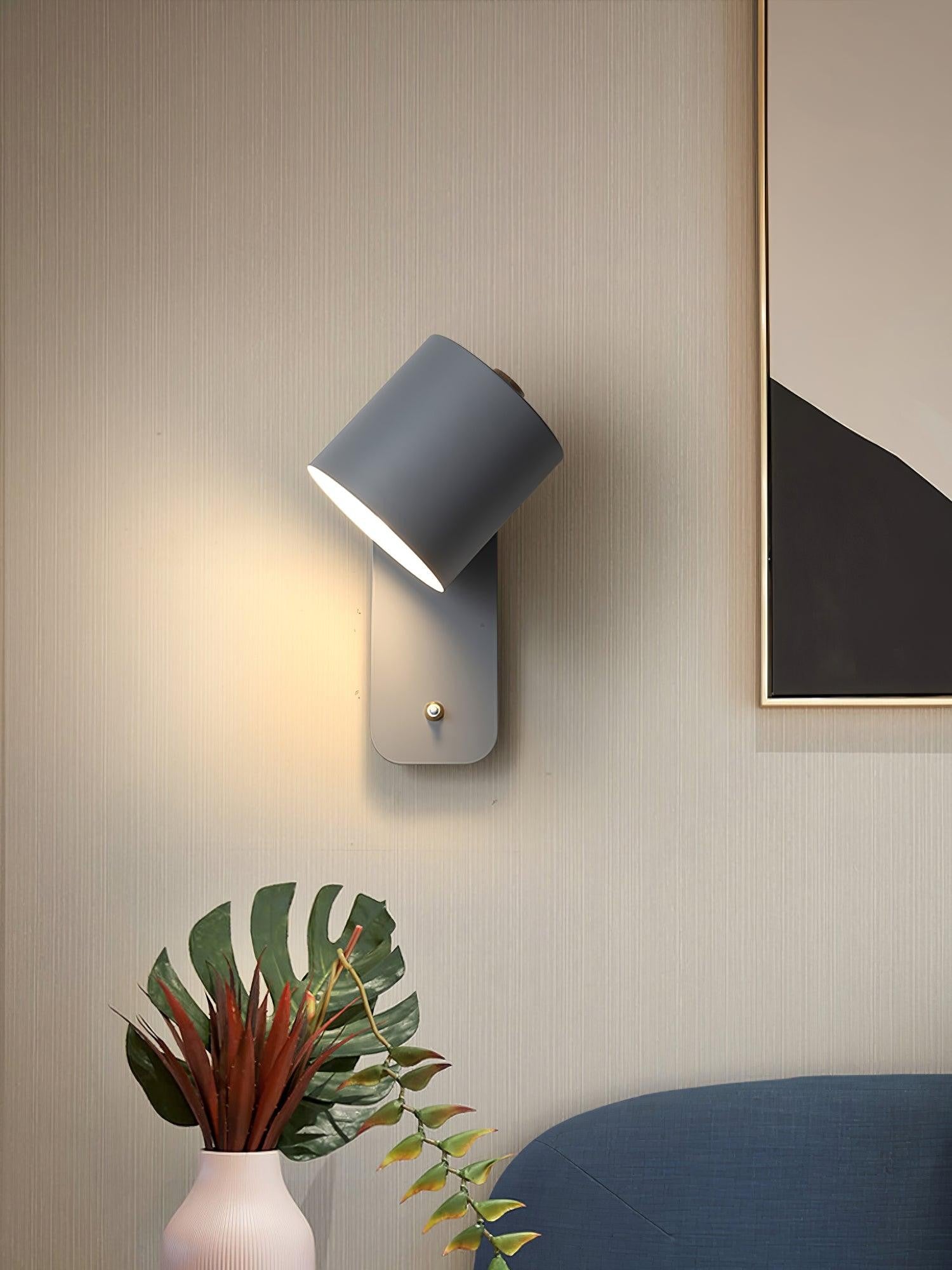 Pivot Cylinder Wall Light, Bedroom Wall Sconce, detail 53
