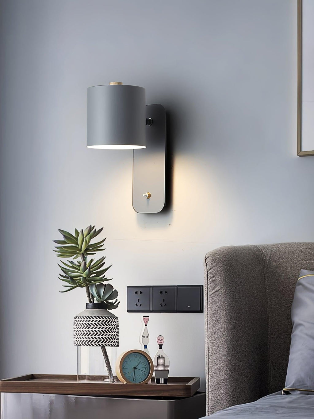 Pivot Cylinder Wall Light, Bedroom Wall Sconce, detail 55