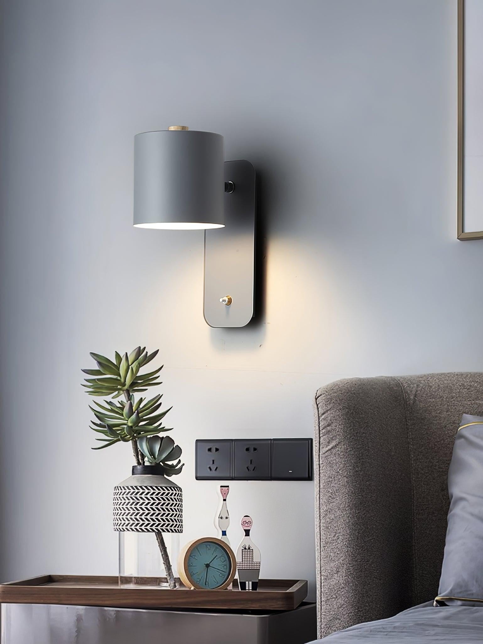 Pivot Cylinder Wall Light, Bedroom Wall Sconce, detail 55