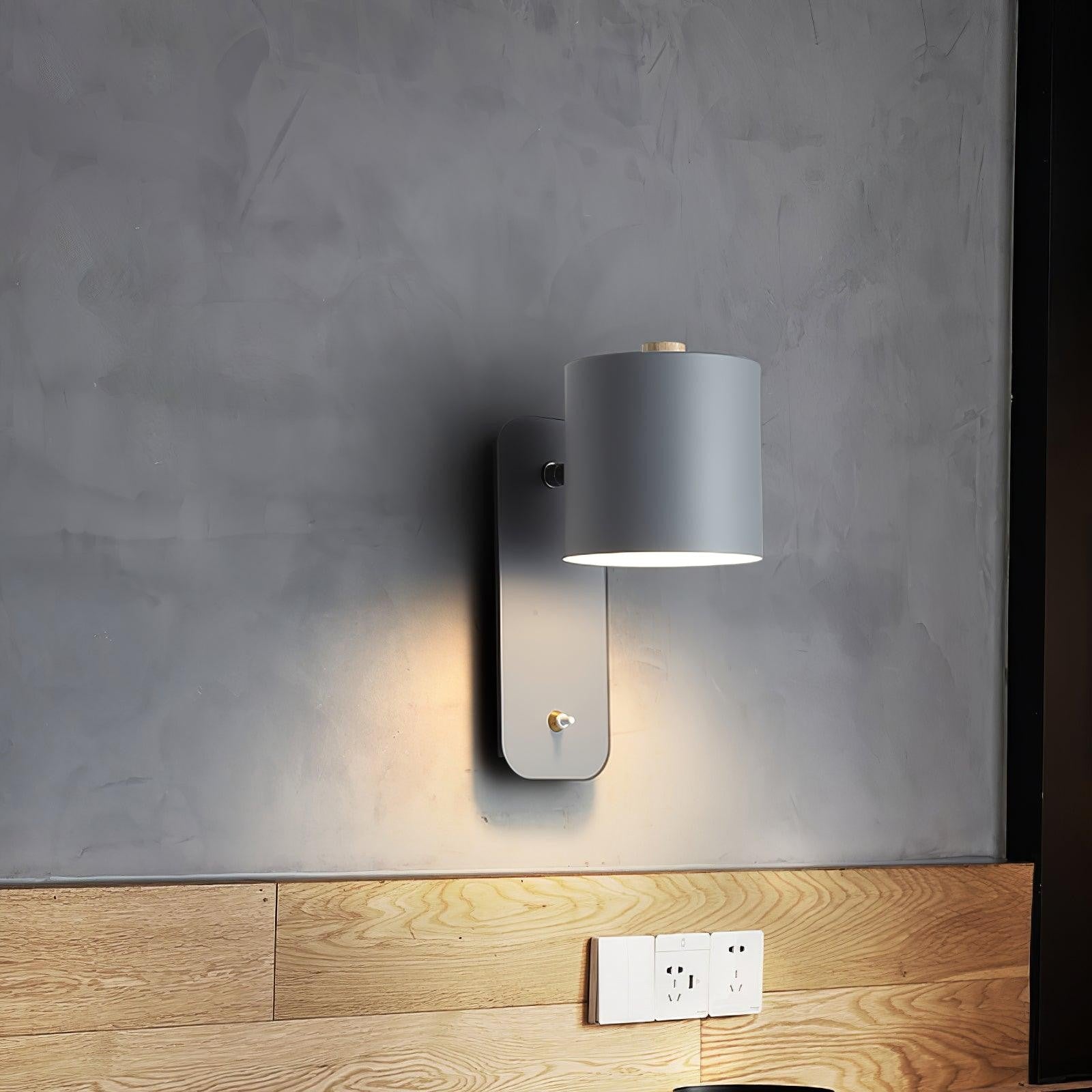 Pivot Cylinder Wall Light, Bedroom Wall Sconce, detail 60