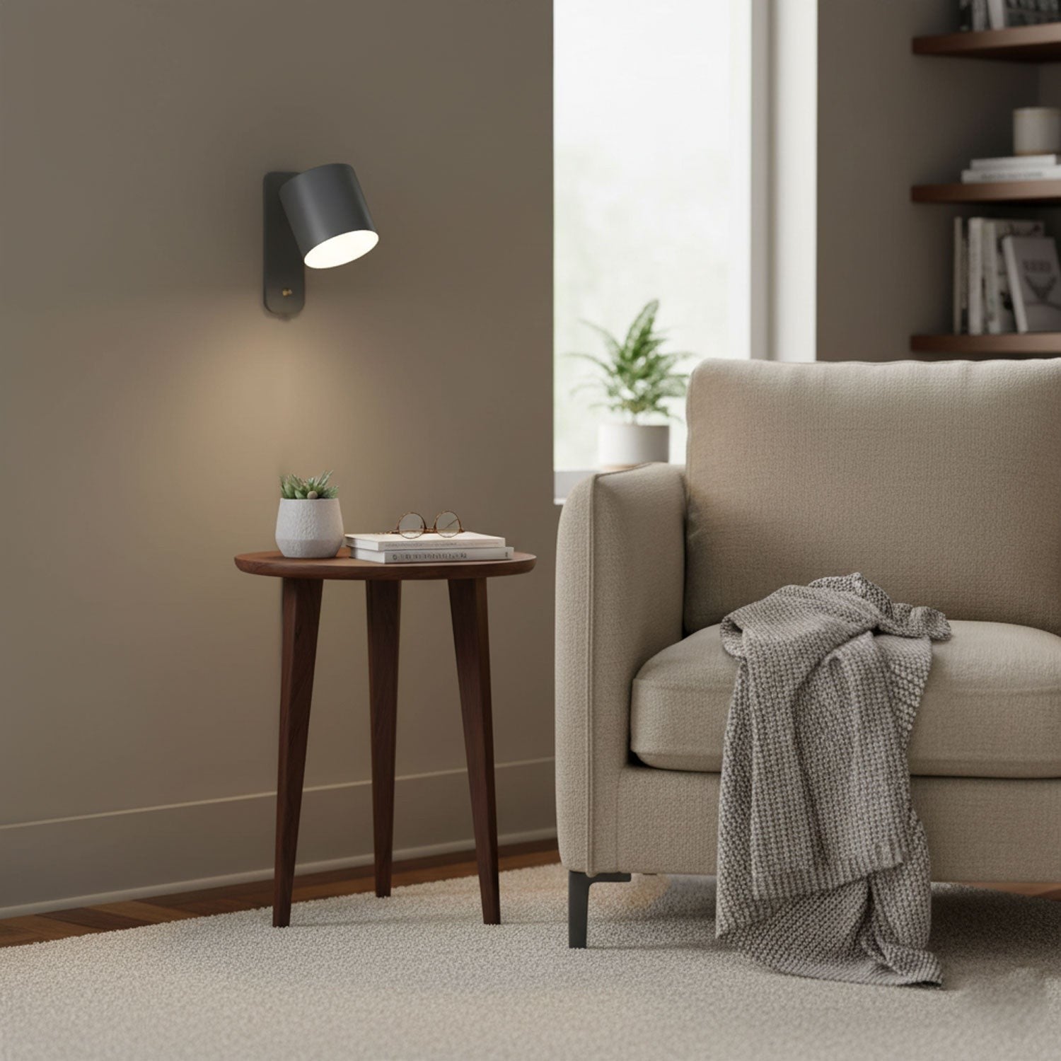 Pivot Cylinder Wall Light, Bedroom Wall Sconce, detail 8