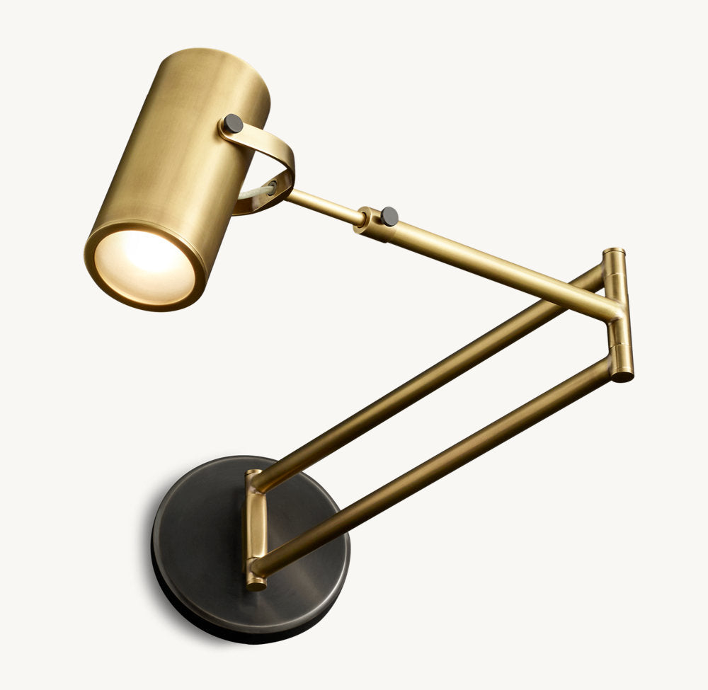 Champeaux Swing-Arm Wall Light, Plug-In Wall Sconce, detail 8