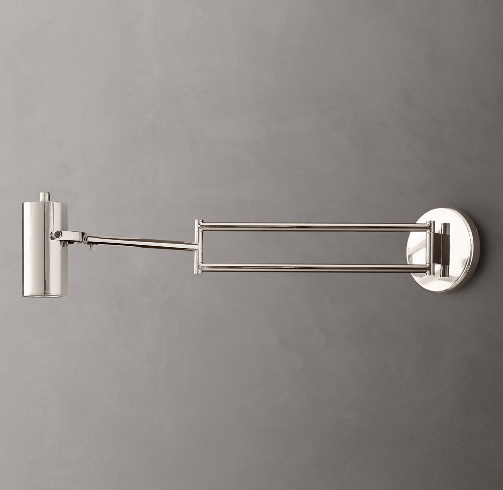 Champeaux Swing-Arm Wall Light, Plug-In Wall Sconce, detail 18