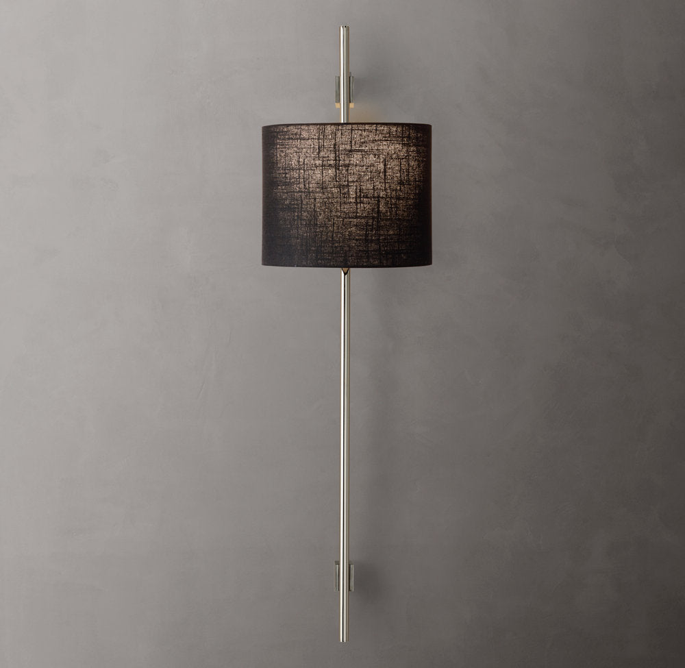 Vela Circular Bar Sconce - Circular Shade, Bedroom Wall Sconce, detail 18