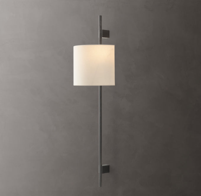 Vela Circular Bar Sconce - Circular Shade, Bedroom Wall Sconce, detail 23