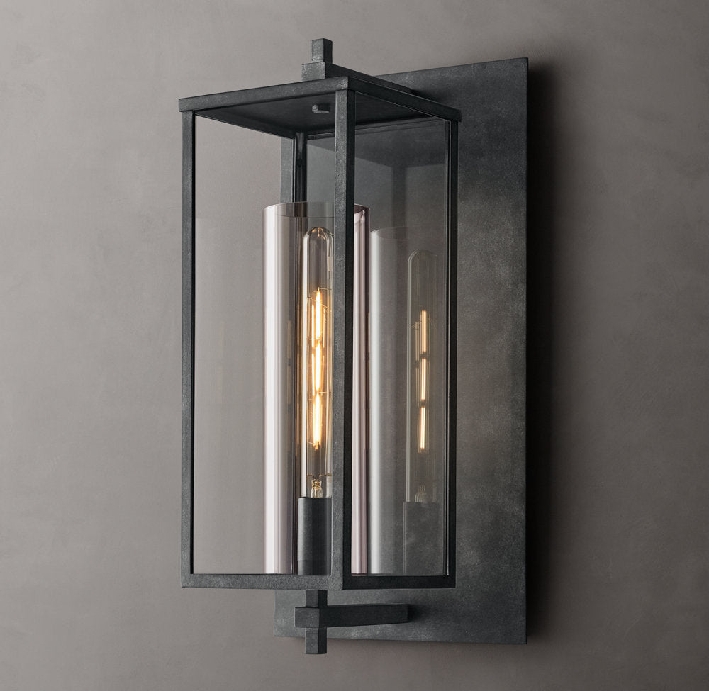 Devaux Grand Square Wall Light, Wall Sconce, detail 2