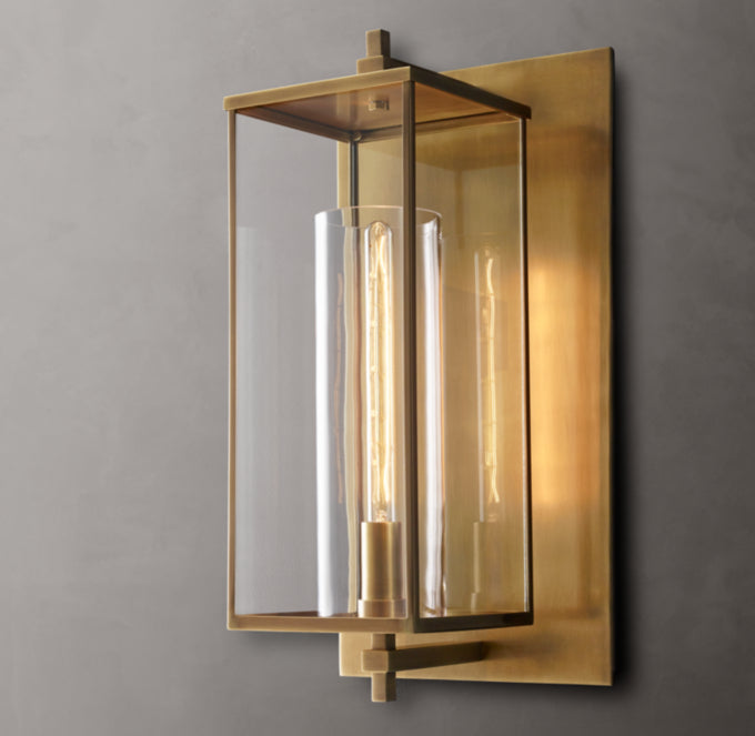 Devaux Grand Square Wall Light, Wall Sconce, detail 21