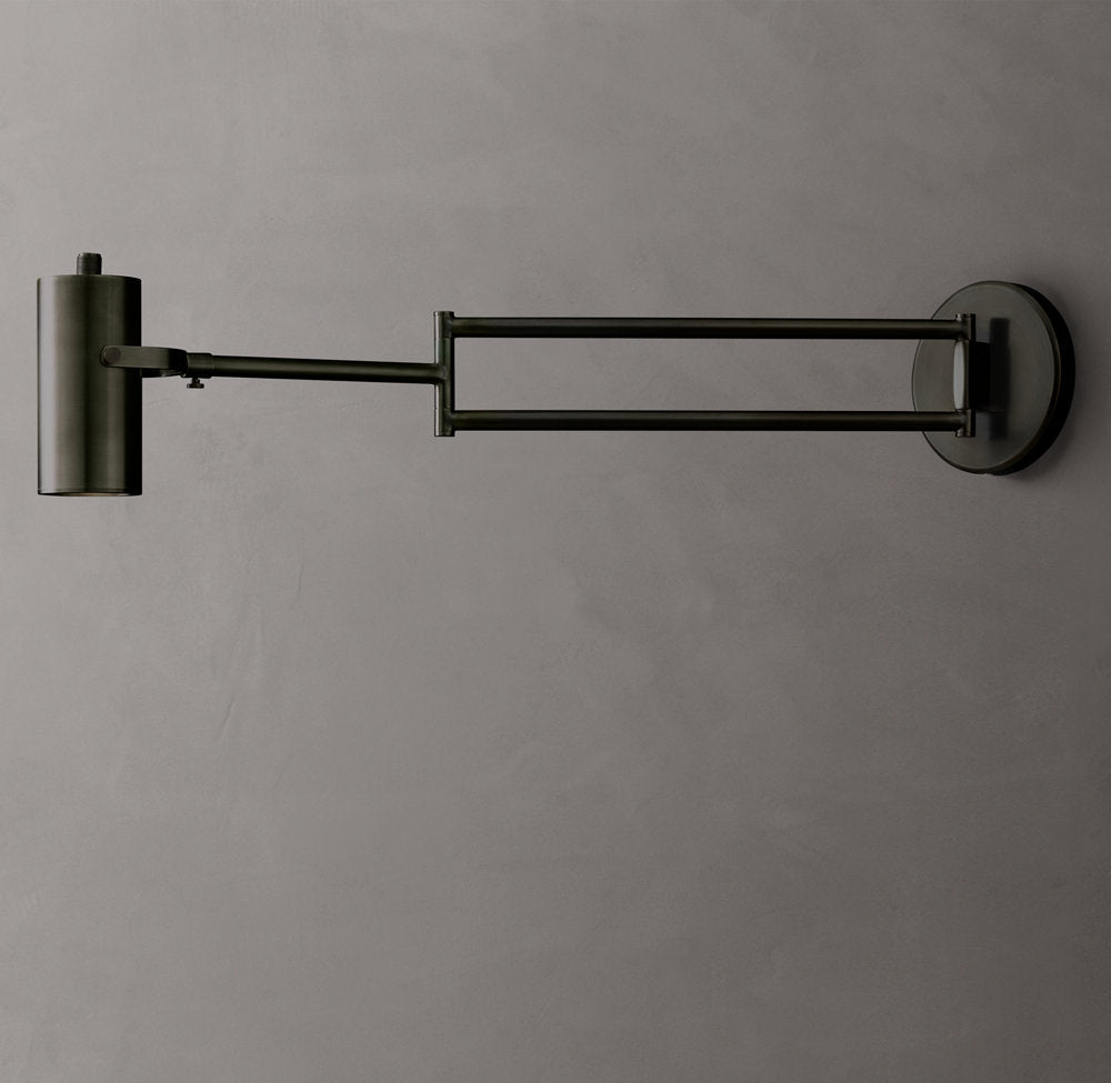 Champeaux Swing-Arm Wall Light, Plug-In Wall Sconce, detail 13