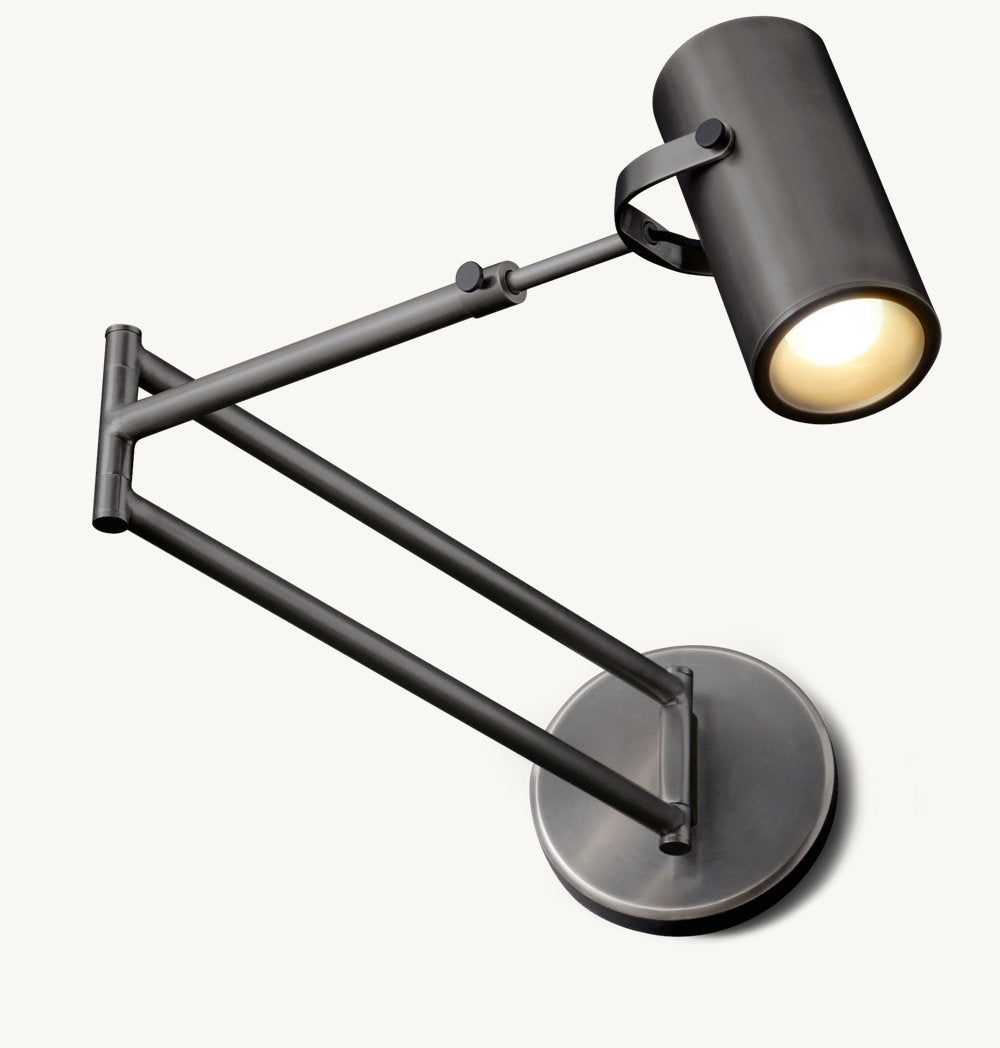 Champeaux Swing-Arm Wall Light, Plug-In Wall Sconce, detail 15