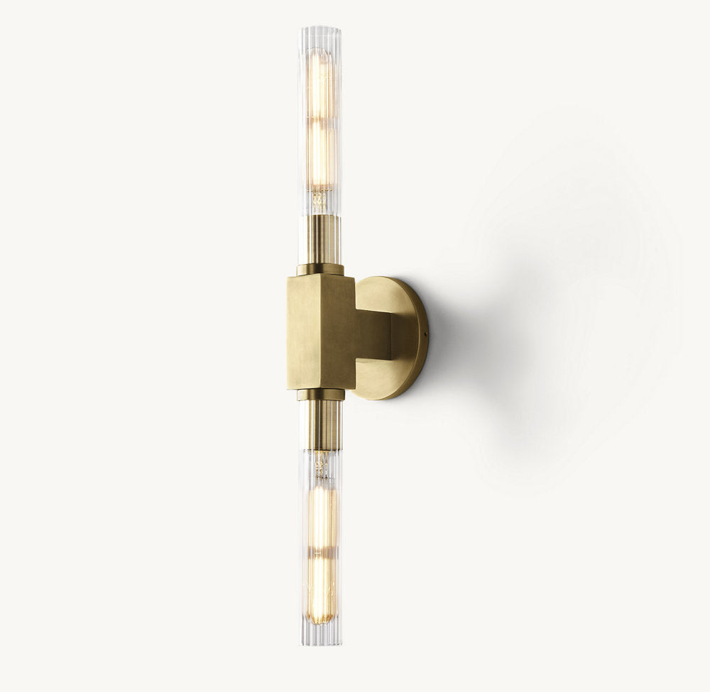 Cannele Linear Wall Light, Bathroom Wall Sconce, detail 9