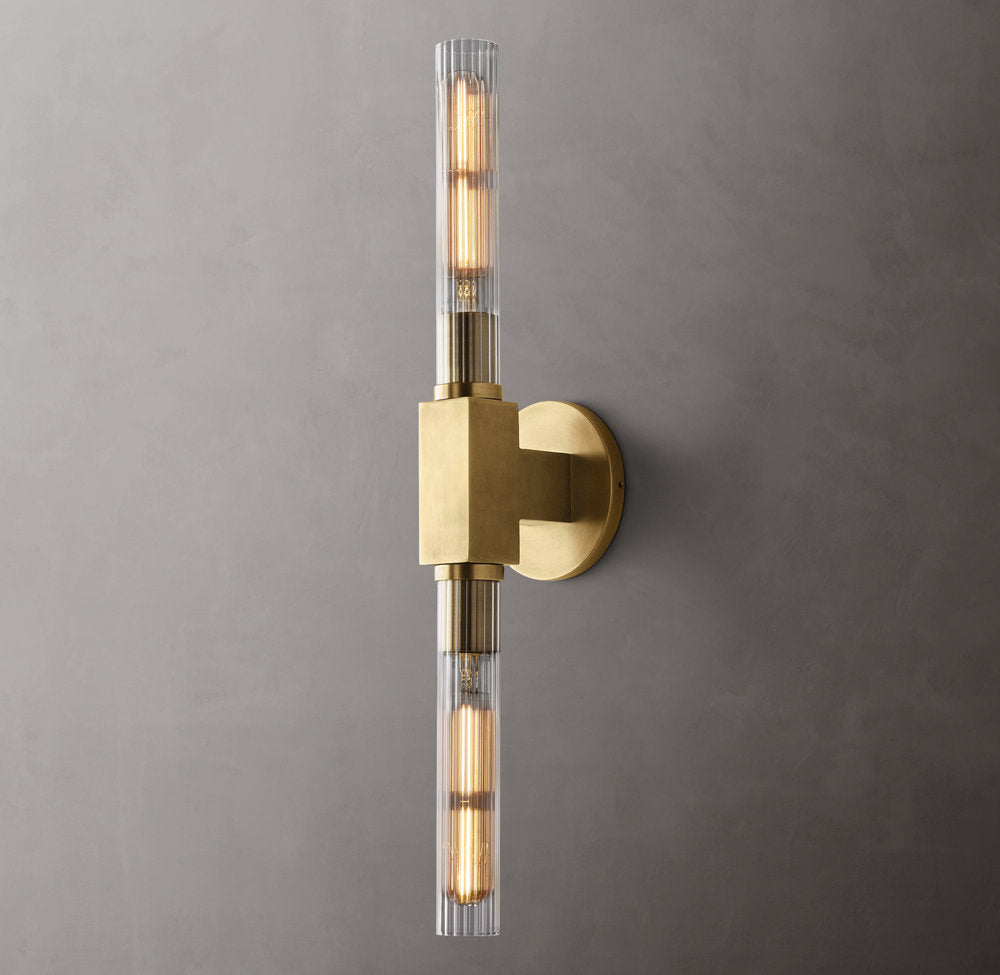 Cannele Linear Wall Light, Bathroom Wall Sconce, detail 5