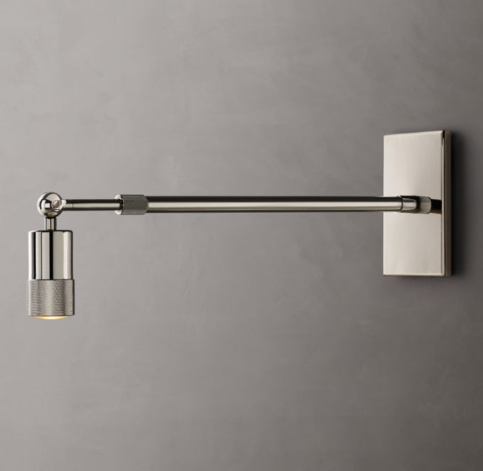 Utilitaire Grand Telescoping Wall Light, Bedroom Wall Sconce, detail 18