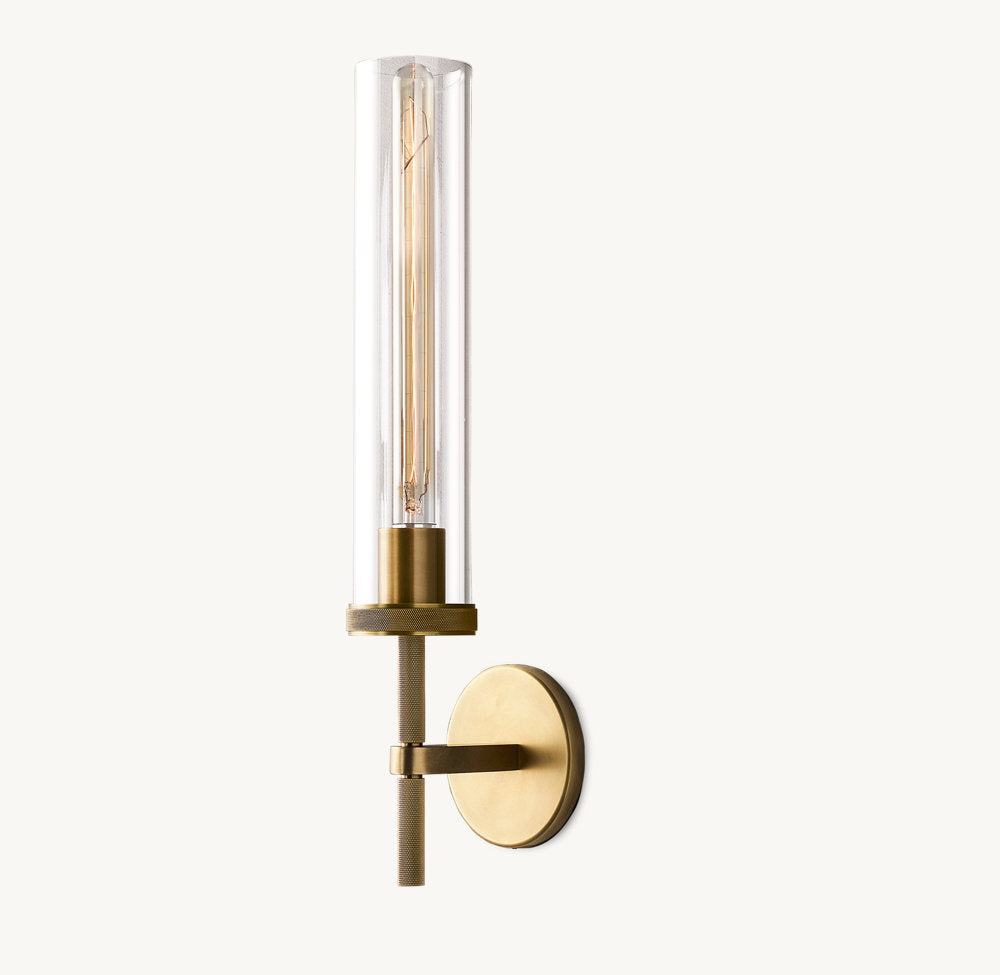 Lambeth Knurled Grand Wall Light, Bathroom Wall Sconce, detail 6