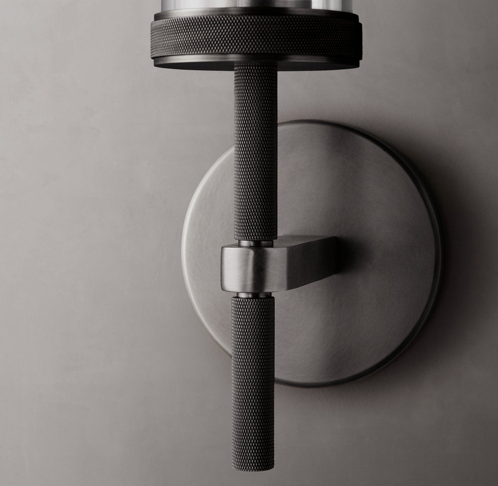 Lambeth Knurled Grand Wall Light, Bathroom Wall Sconce, detail 14