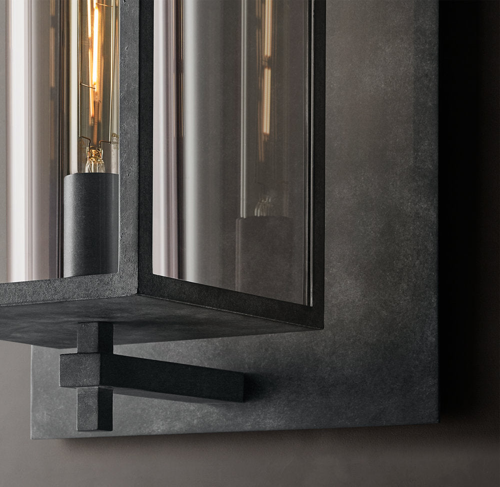 Devaux Grand Square Wall Light, Wall Sconce, detail 13