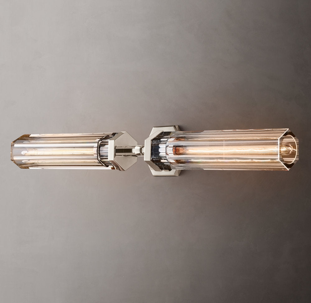 Lambeth Hexagonal Grand Linear Wall Light, Bathroom Wall Sconce, detail 16