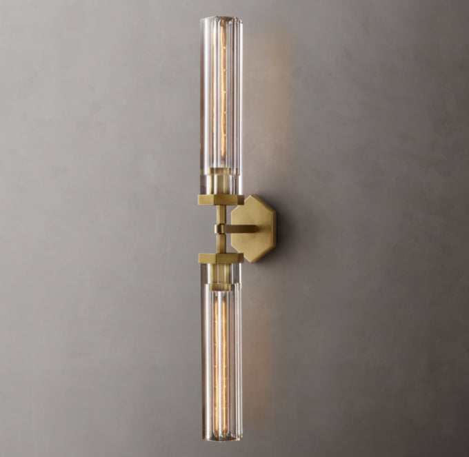 Lambeth Hexagonal Grand Linear Wall Light, Bathroom Wall Sconce, detail 20