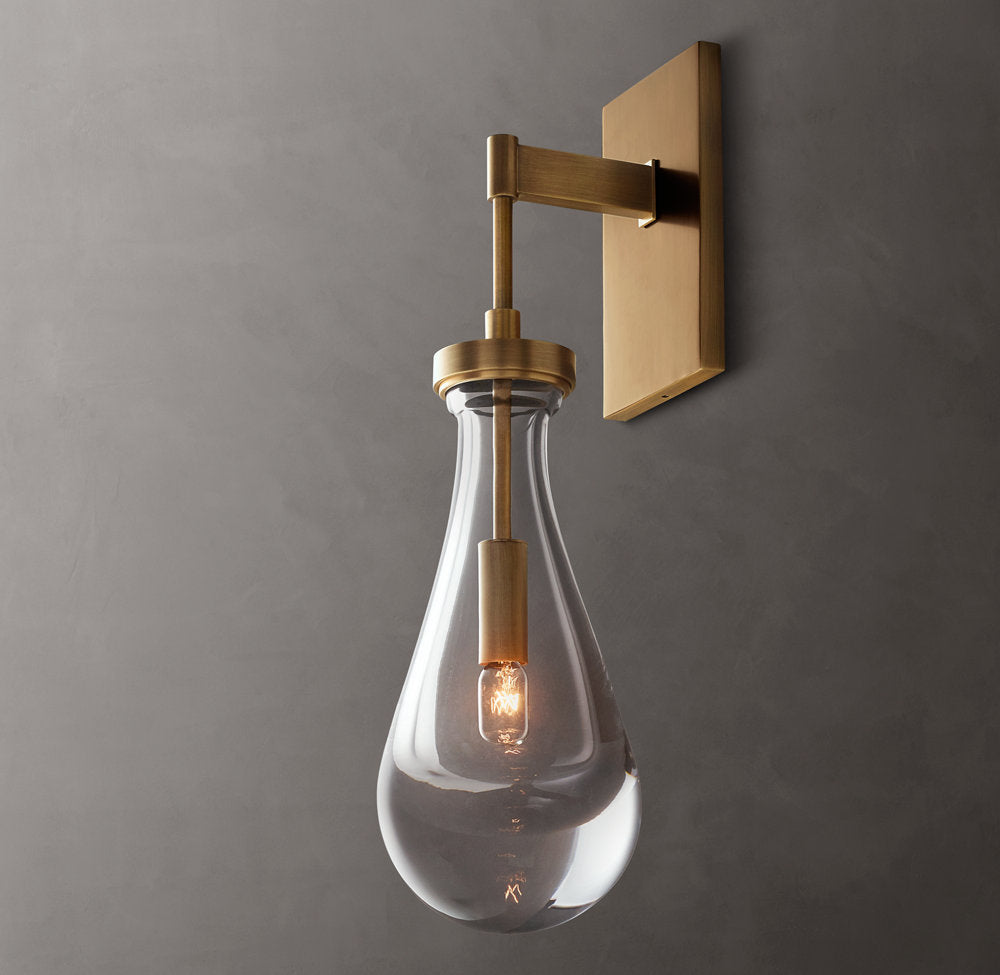 Rain Exterior Sconce, Outdoor Wall Light, detail 4